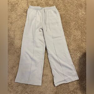 PINK Ivy Fleece wide leg pants Size Large